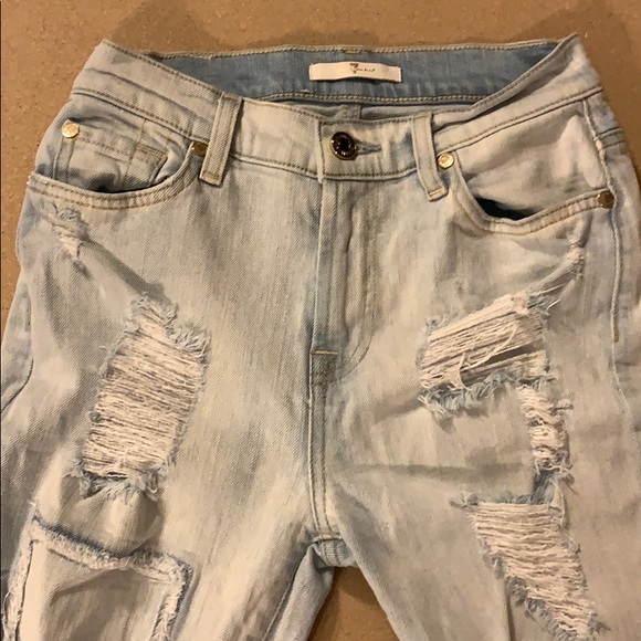 7 for all mankind skinny ankle jeans - Picture 4 of 7